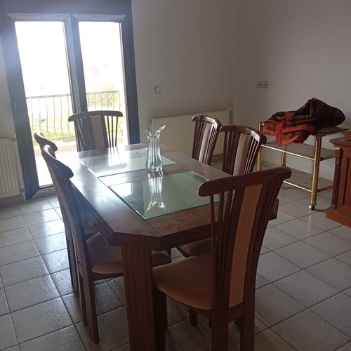 Living room and entrance furniture set like new, cherry wood