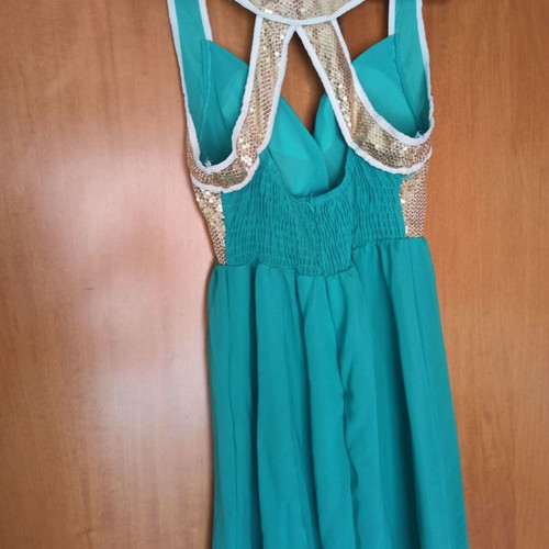 Dress formal mini petrol size M worn once