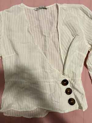 Stradivarius shirt white like new, airy blouse