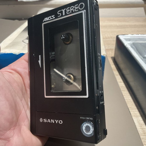Sanyo M5550 Cassette Player like new, complete set from 1980