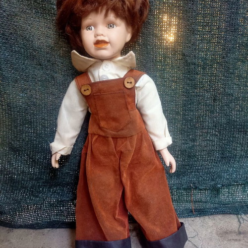 Antique handmade porcelain doll