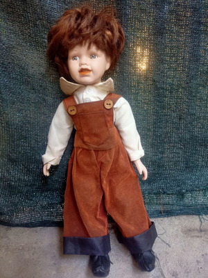 Antique handmade porcelain doll