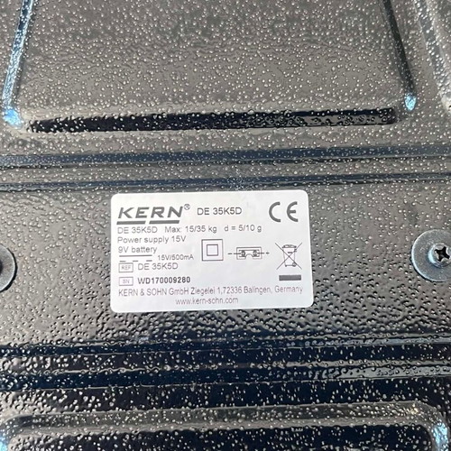 KERN DE 35K5D Professional Electronic Scale like new, 15kg/35kg