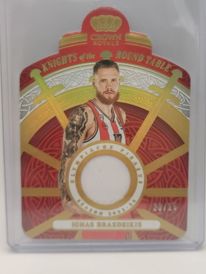 Κάρτα Ignas Brazdeikis 2023-24 Panini-Crown Royale Euroleague Basketball καινούργια