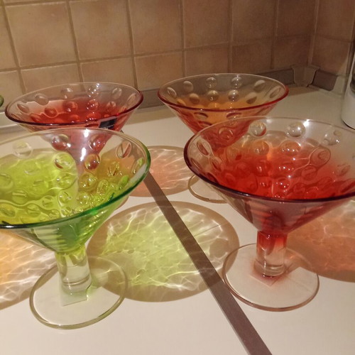 Leonardo glass ice cream bowls new