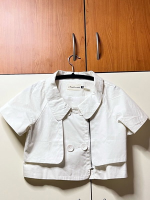 White Stradivarius bolero size M like new