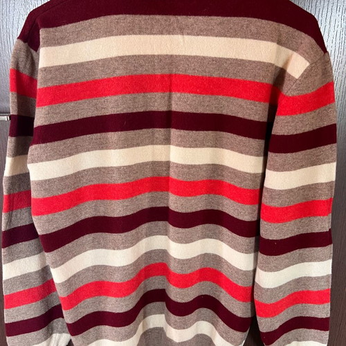 Gant 100% wool striped sweater size L like new