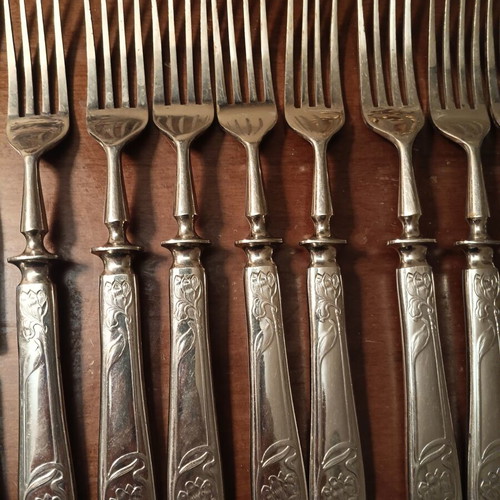 Solingen vintage forks, set of 12