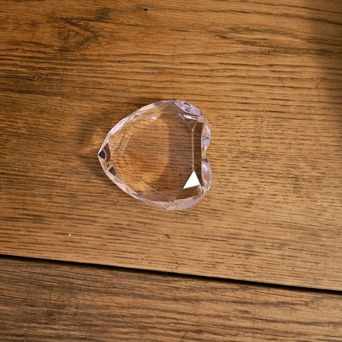 Rosenthal heart used, pink color