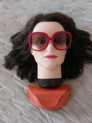 Folli Follie sunglasses like new, red and brown leopard arms