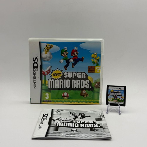 Nintendo New Super Mario Bros DS game used, complete with manual