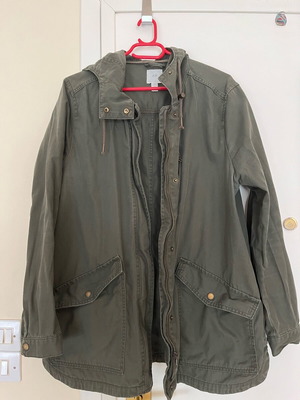 Women's outerwear used, size 44, khaki