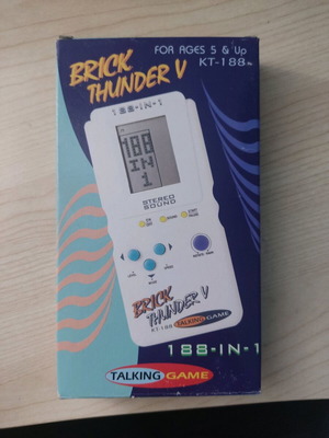 Brick Thunder V KT-188 portable console new with 188 games