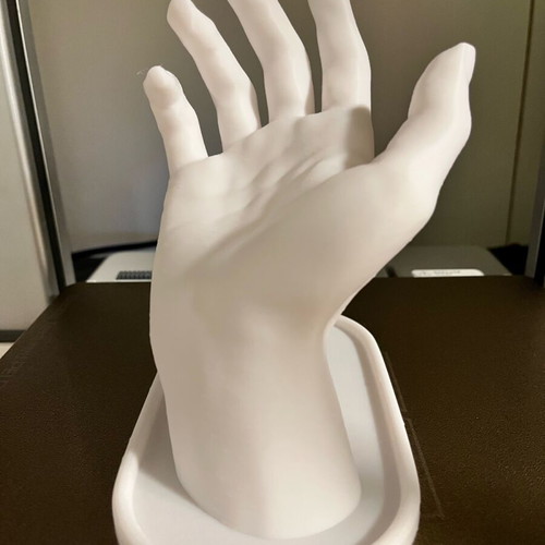 Jewelry organizing hand like new, plastic, white or black
