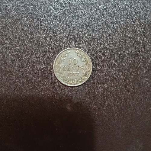 Liberia 10 Cents 1977 coin