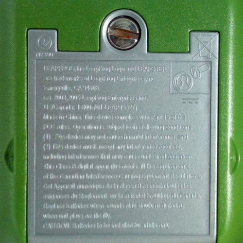Leap Frog Leapster portable console used with SpongeBob game