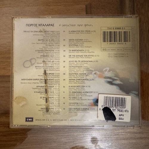 Giorgos Dalaras I Asfaltos Pou Trehei CD used, entechno
