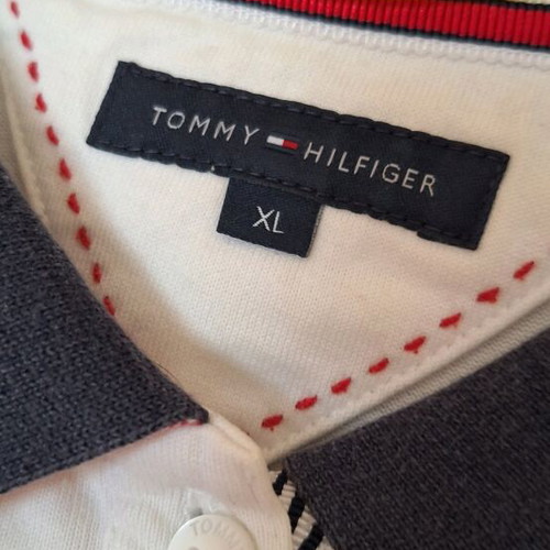 Tommy Hilfiger polo tshirt like new, size XL, white