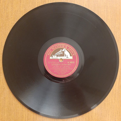 Rare 78 RPM Record Bollywood Hindustani Songs 1953 used