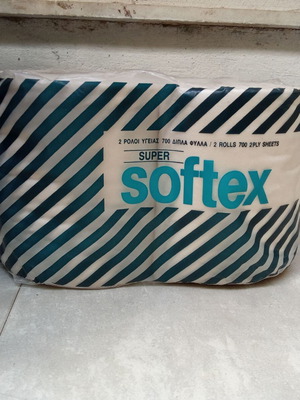 Softex vintage toilet paper box new, 1980-1990 decade sealed