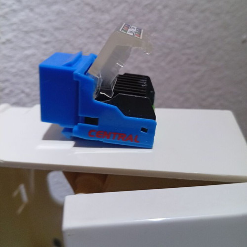 Central single Cat5E wall network socket like new