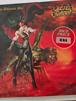 Ozzy Osbourne The Ultimate Sin βινύλιο LP album μεταχειρισμένο, original ελληνική έκδοση