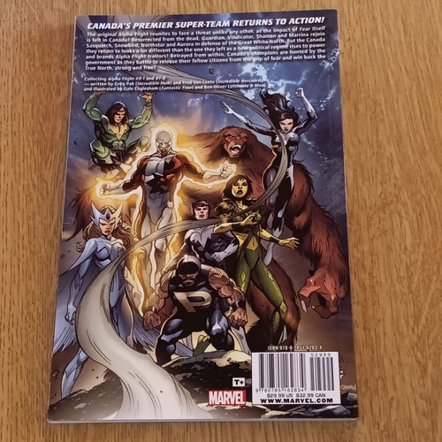 Alpha Flight (2012) trade paperback Marvel comics like new