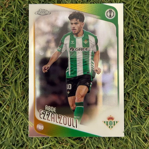 Topps Chrome Uefa Club Comp 25/26 Abde Ezzalzouli card new