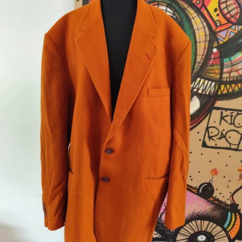 Men's wool jacket, cinnamon color, size M