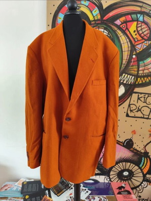 Men's wool jacket, cinnamon color, size M