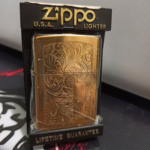 Zippo Venetian 352B solid brass lighter new