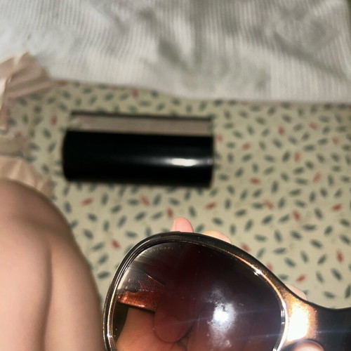 Bvlgari glasses like new with leather case vintage brown