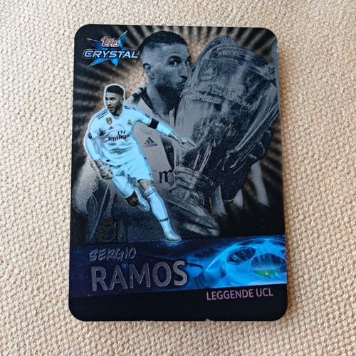 Sergio Ramos Real Madrid 2018-19 Topps Crystal UCL Legend No. 123 used
