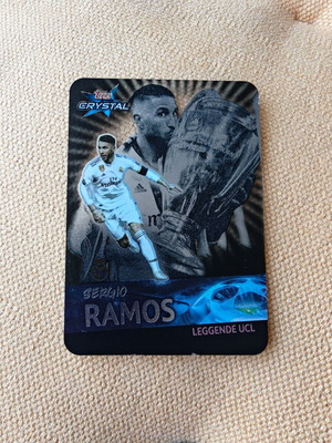Sergio Ramos Real Madrid 2018-19 Topps Crystal UCL Legend No. 123 used