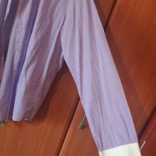 Dino Erre men's shirt XL white and purple like new