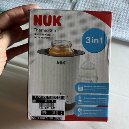 Nuk Thermo Express Bottle Warmer used, 3 in 1 for baby food
