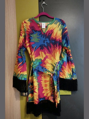 Carnival costume with fringes like new size 40/42