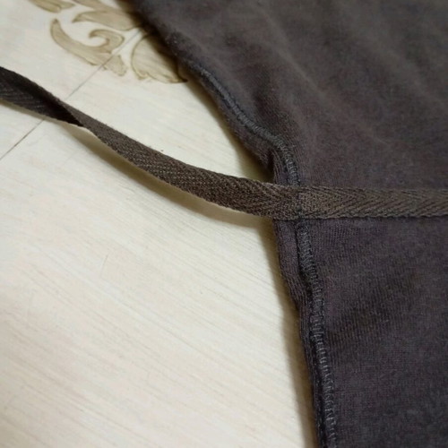 Cotton Stretch Women's Blouse Brown with Orange, like new, size L
