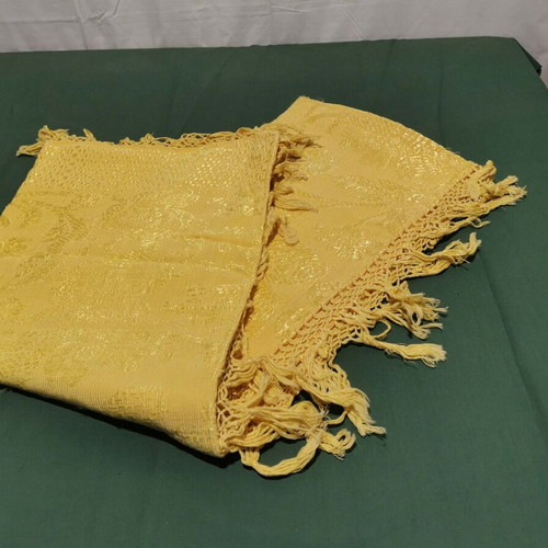 Sofa throw or blanket used with signs of wear, circa 1930