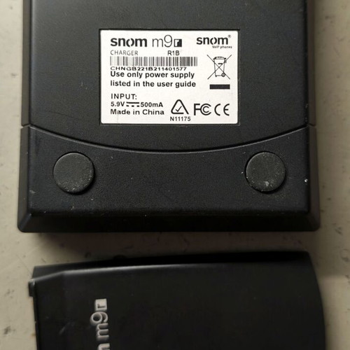 Snom M9R cordless phone used, gray, DECT 6.0 compatible