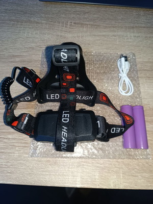 Φακός κεφαλής XHP50.2 LED καινούργιος με zoom και φόρτιση USB