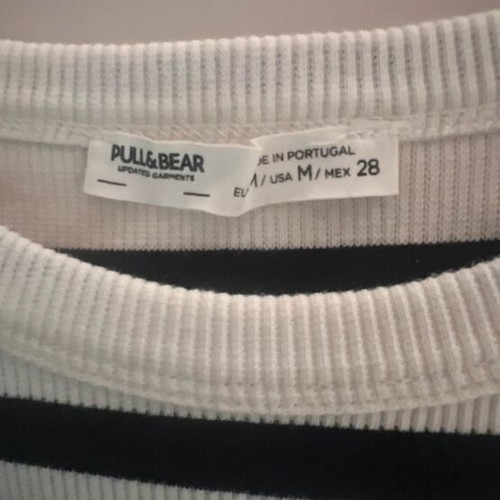 Striped dress Pull & Bear like new, black and white size M