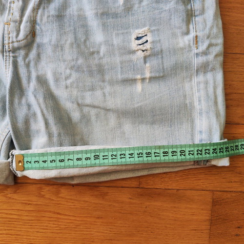 Women's Denim Shorts Staff Jeans "Doriana" distressed (Size W29)