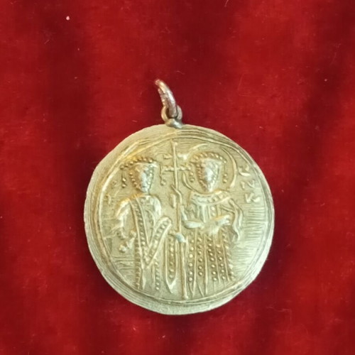 Silver 925 Konstantinato vintage pendant