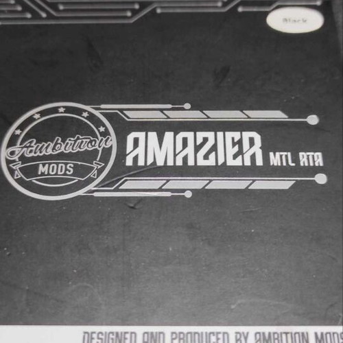 Amazier MTL RTA 4ml like new, black