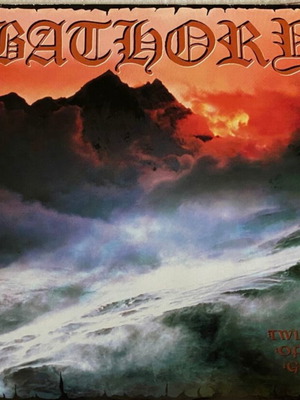 Bathory Twilight of the Gods LP μεταχειρισμένο, διαφανές βινύλιο 2003