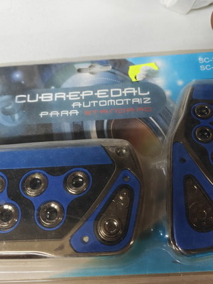 Pedals for automatic car universal blue color new