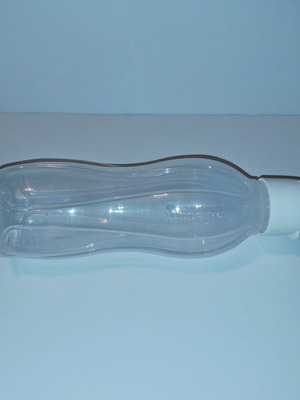 Tupperware Eco Bottle 1L like new, white translucent