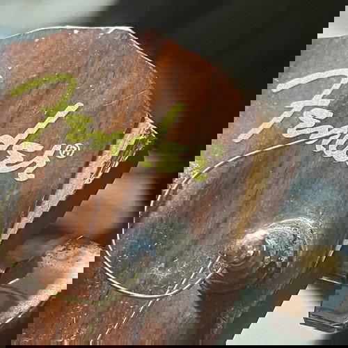 Fender electroacoustic guitar left-handed used