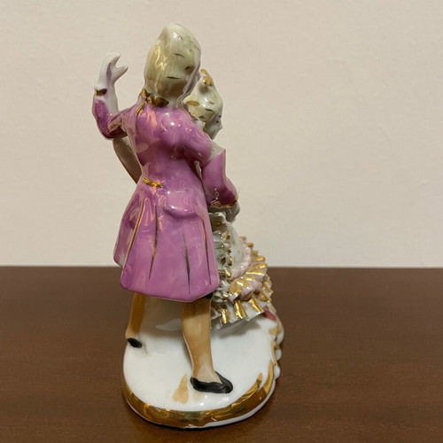Vintage porcelain figurine handmade, new, made in Japan